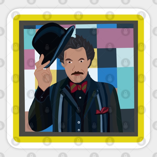 Paul F Tompkins Sticker by Charissa013